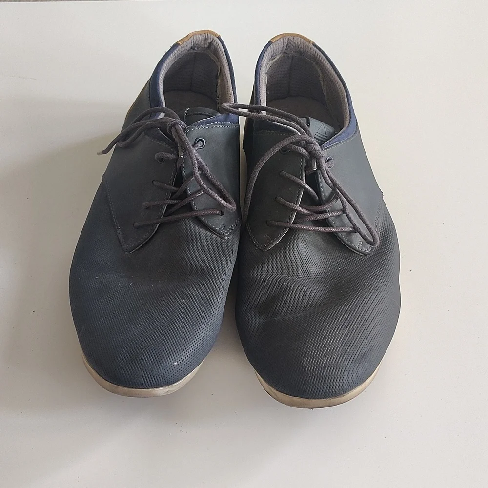 ALDO Mens Oxfords Blue Lace Up Casual Dress Shoes Size 11